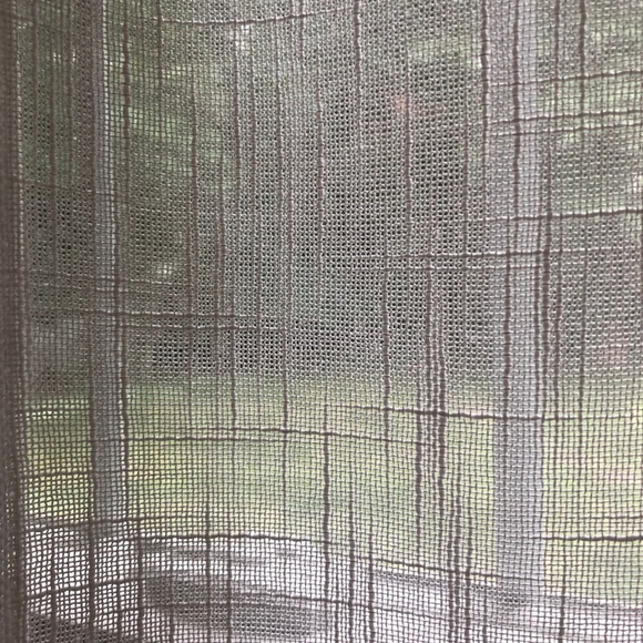 Semi Sheer Linen Grey Curtains (2 panels) - Picture 9 of 12